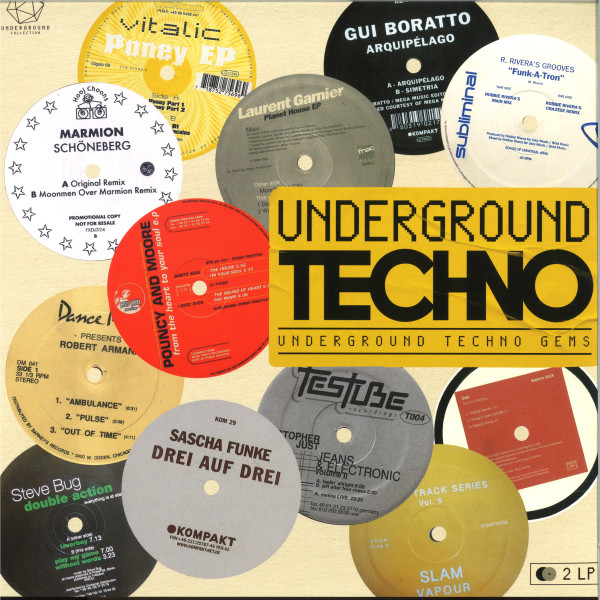 melomelanj.ro - Various - Underground Techno Gems - Vinil